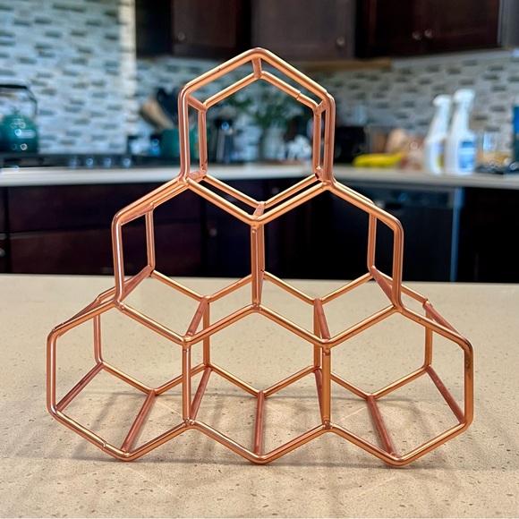 Geometric Copper Spice Rack NWOT - Picture 4 of 4